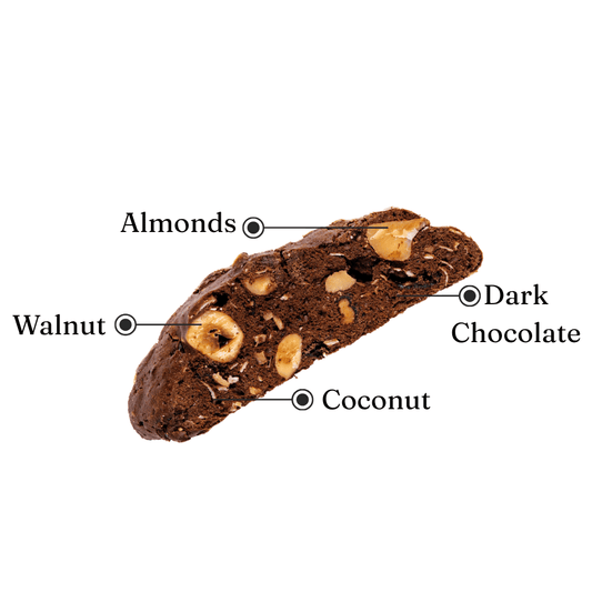 Chocolate Nut Biscotti (N)