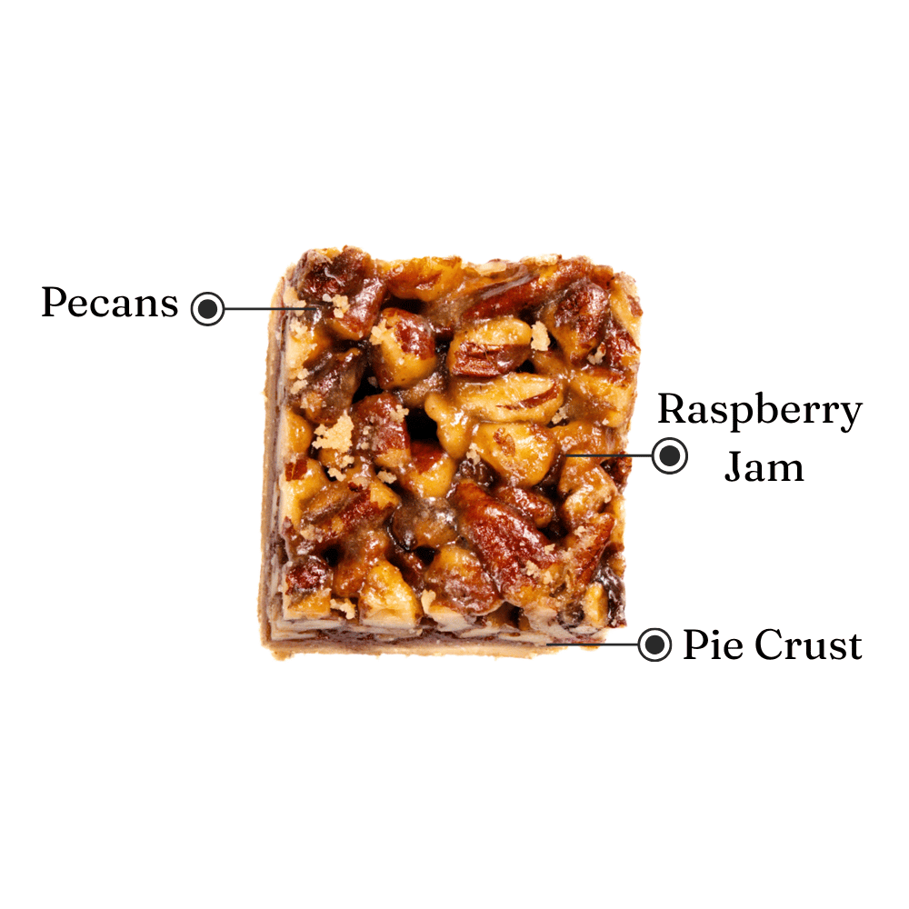 Raspberry Pecan Square (N)
