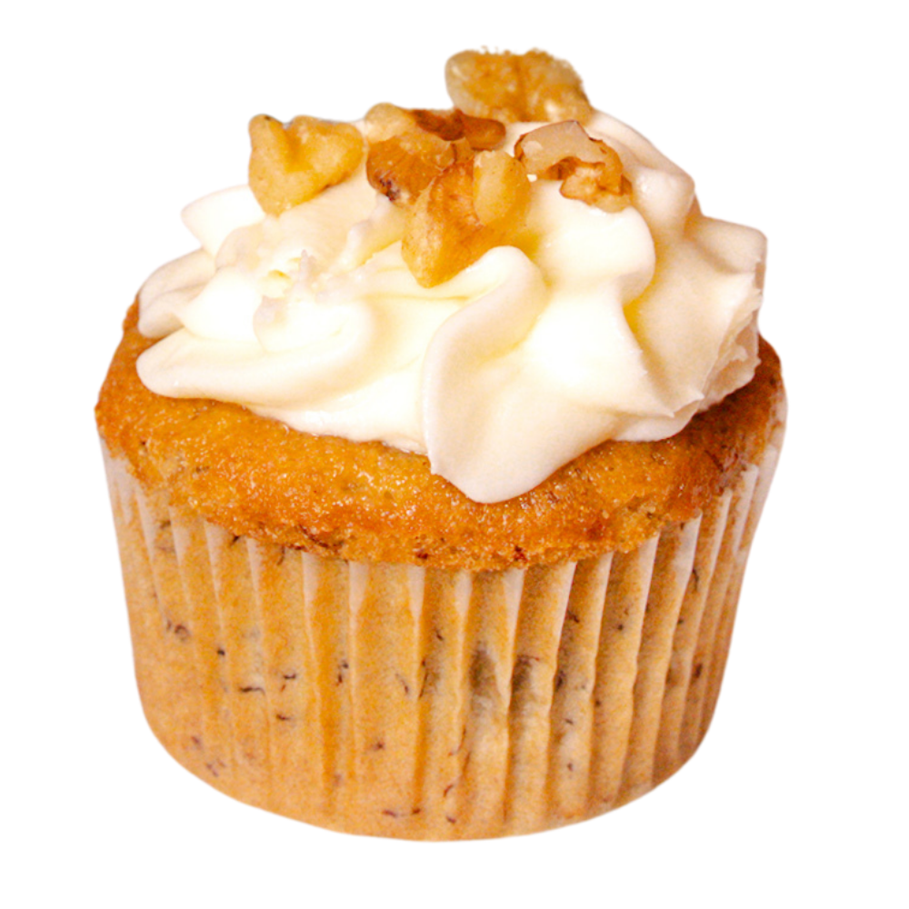 Banana Walnut Cupcake (N)