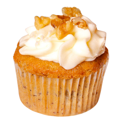 Banana Walnut Cupcake (N)