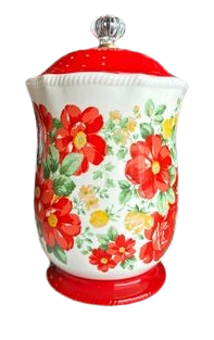 Floral Cookie Jar
