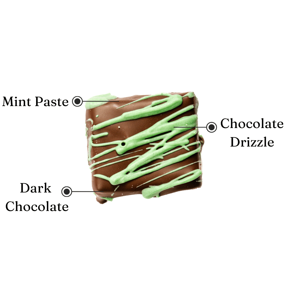 Mint Brownie Bite