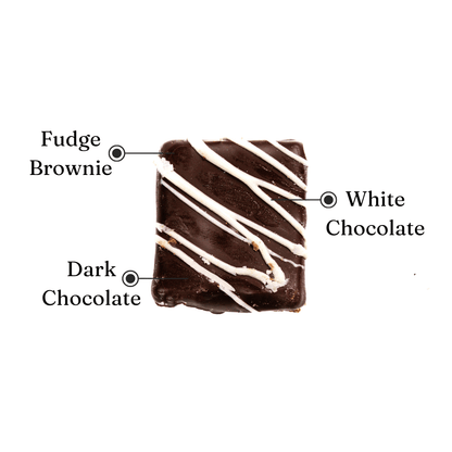 Raspberry Brownie Bite