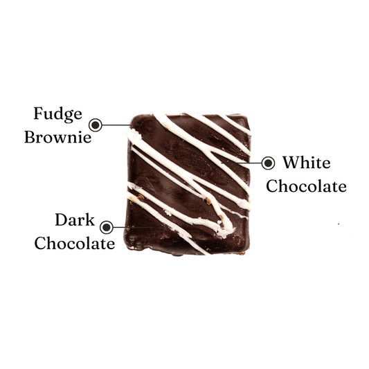 Raspberry Brownie Bite